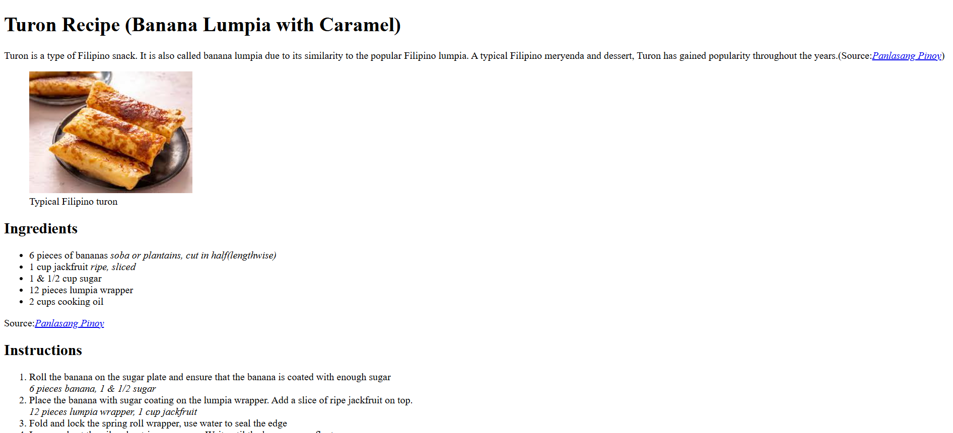 Project screenshot.